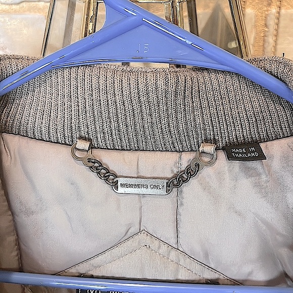 Members Only Vintage Smokey Grey Classic Iconic Racer Jacket, Men’s Sz 44/Medium - Picture 14 of 16